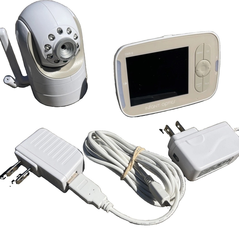 Infant Optics DXR-8 Digital Baby Monitor, Camera & Power Supplies READ